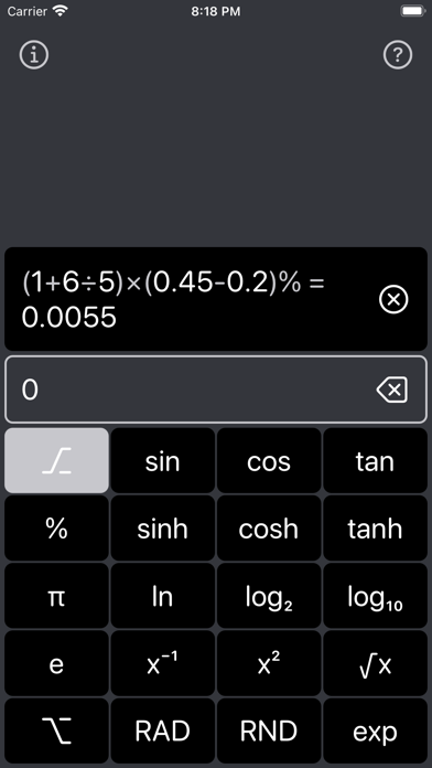 ScientificCalculator’ screenshot 2