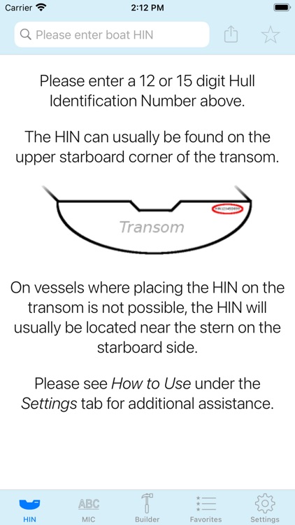 HIN Search - Boat HIN Decoder