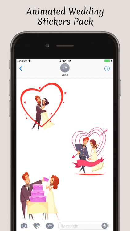 Animated Wedding Stickers by Mobisoft Labs