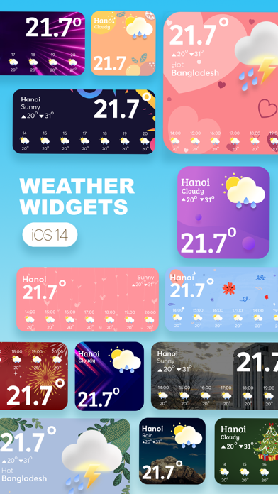 Weather Widget - Clock Radarのおすすめ画像1