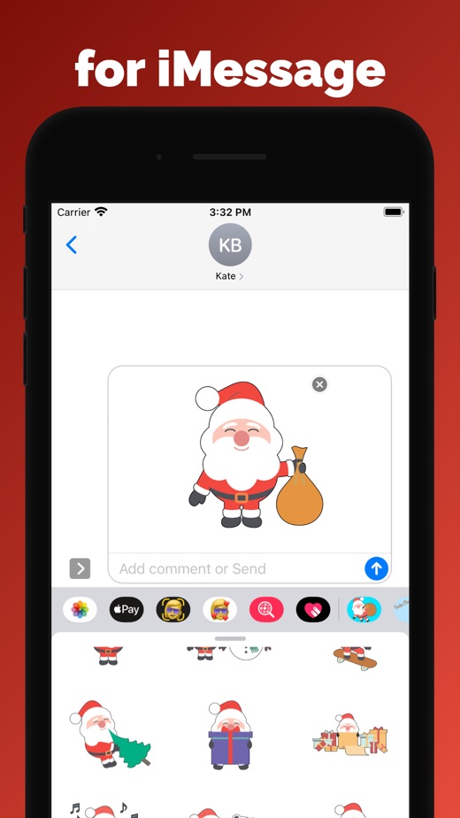 【图】Funny Santa Claus – stickers(截图3)