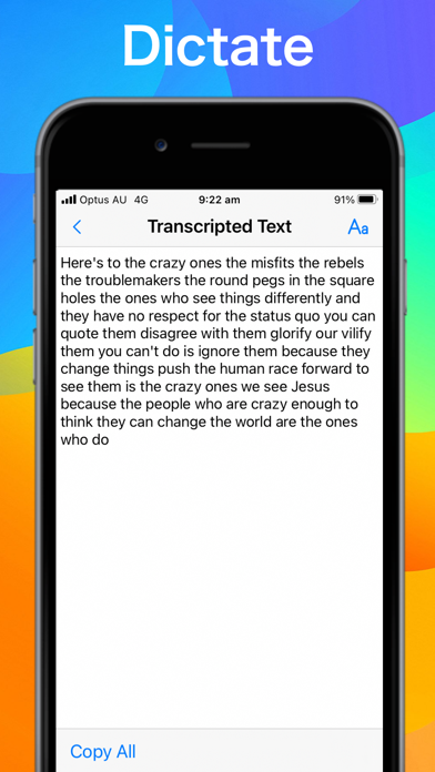 Voice Memo, Voice to Texts app screenshot 3