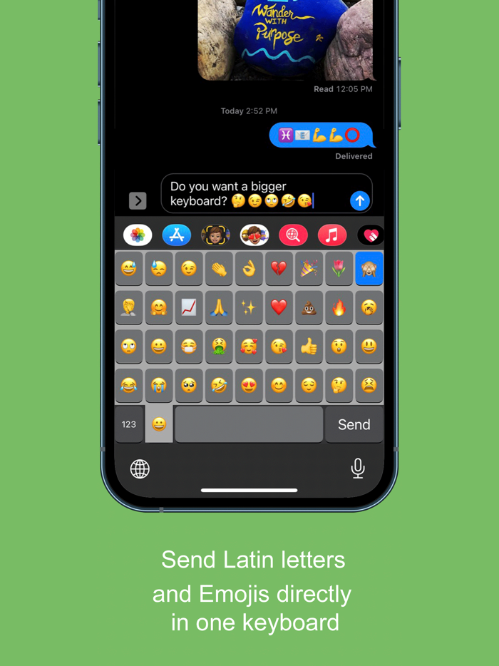 Highlighted Large Keyboard