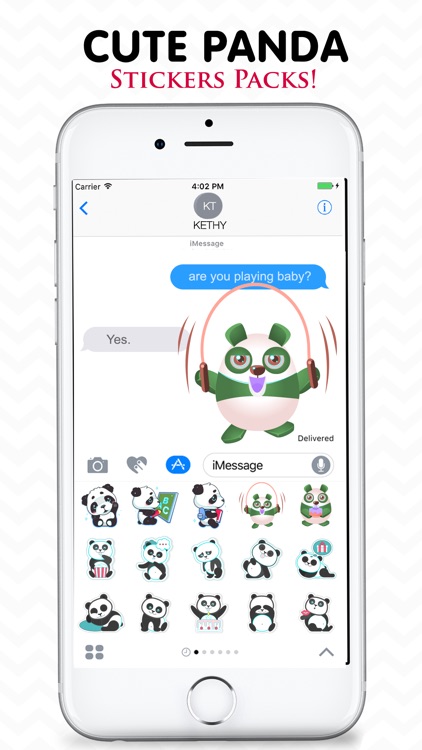 Cute Panda Stickers Pack! screenshot-3