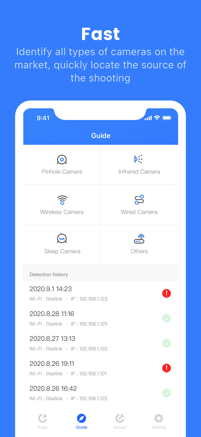 Hidden Spy Camera Finder