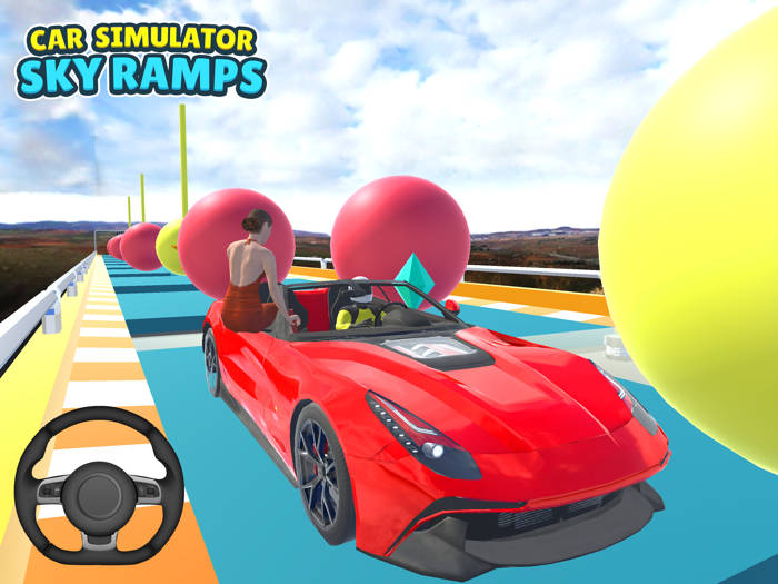 Car Simulator Sky Ramps