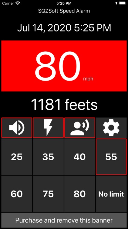 SQZSoft Speed Alarm