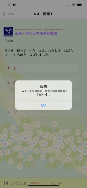 App Store 上的 N4 文法問題練習