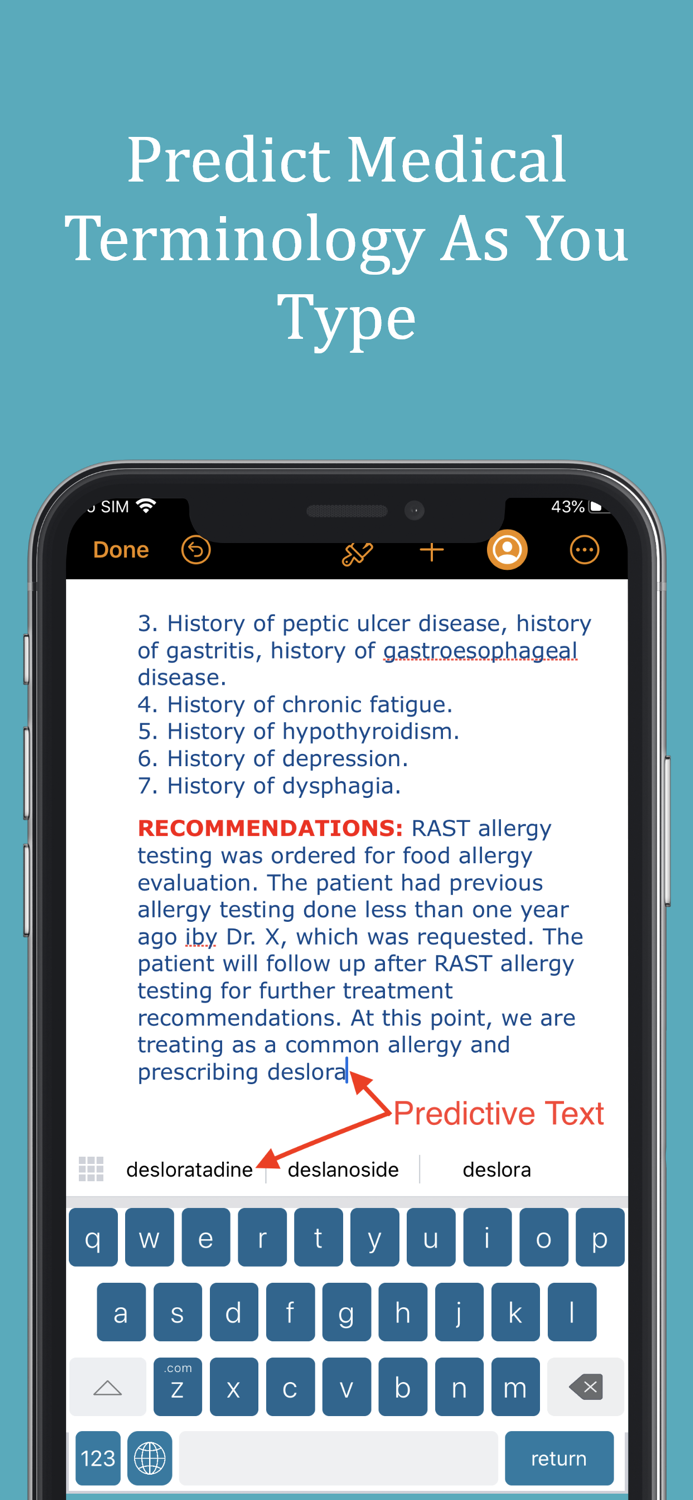Spellex Medical Keyboard