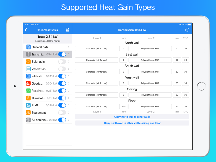 Cr Calc – Cold Room Calculator