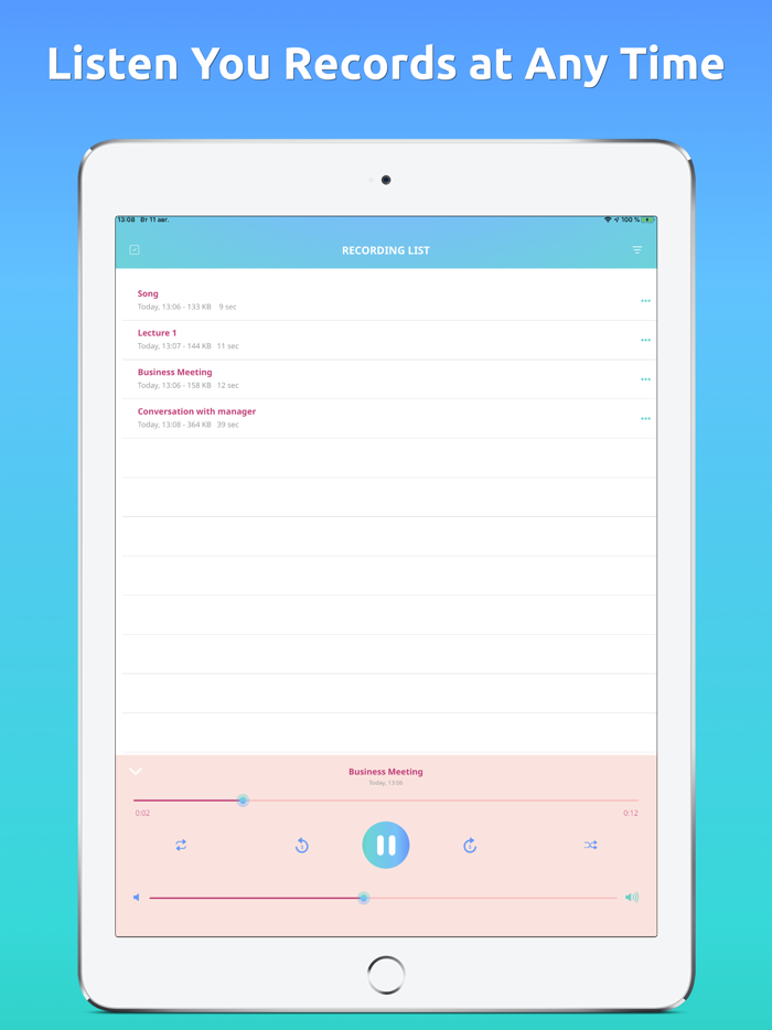 Voice Record  Changer App