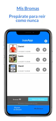 Captura 2 JuasApp - Bromas por Teléfono iphone