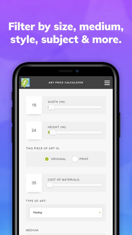Art Price Calculator