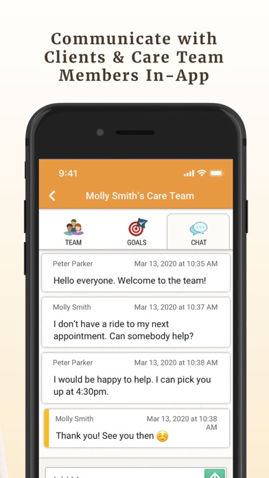 Caretivity: Team Communication screenshot 3