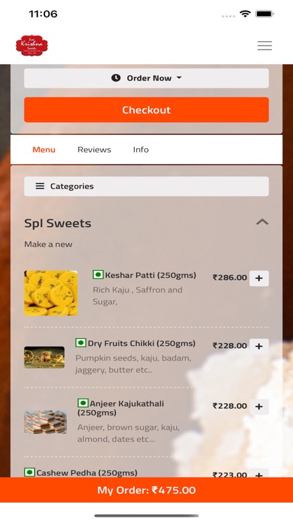 Sree Krishna Sweets Smacky screenshot-3