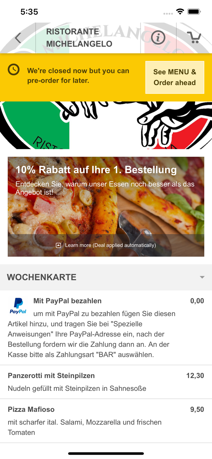 Michelangelo - Ristorante