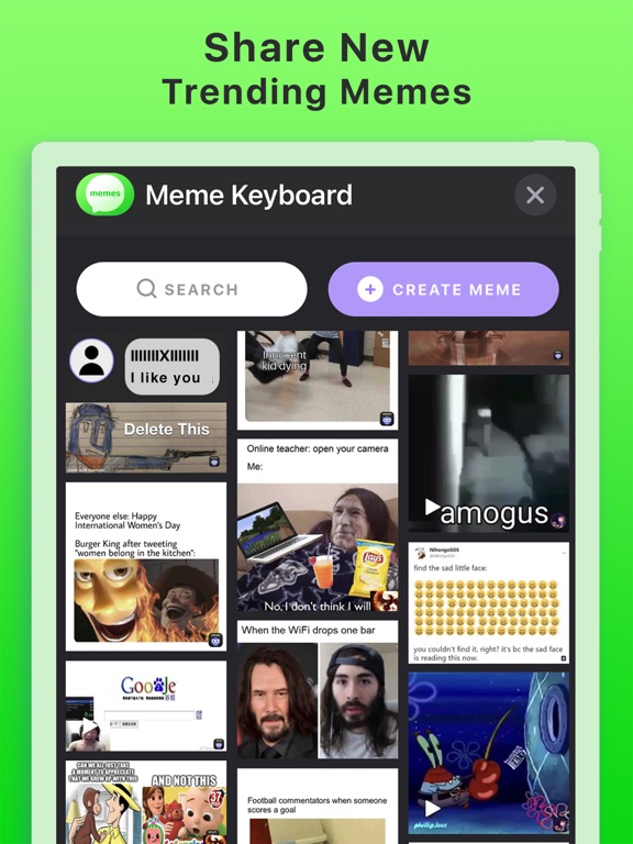 Meme Keyboard GIF Memes Maker screenshot 3