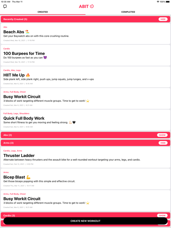 ABIT - Interval Trainer