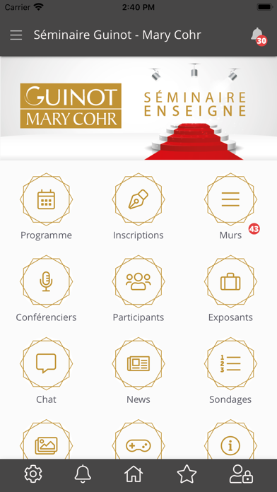 How to cancel & delete Séminaire Guinot - Mary Cohr from iphone & ipad 1