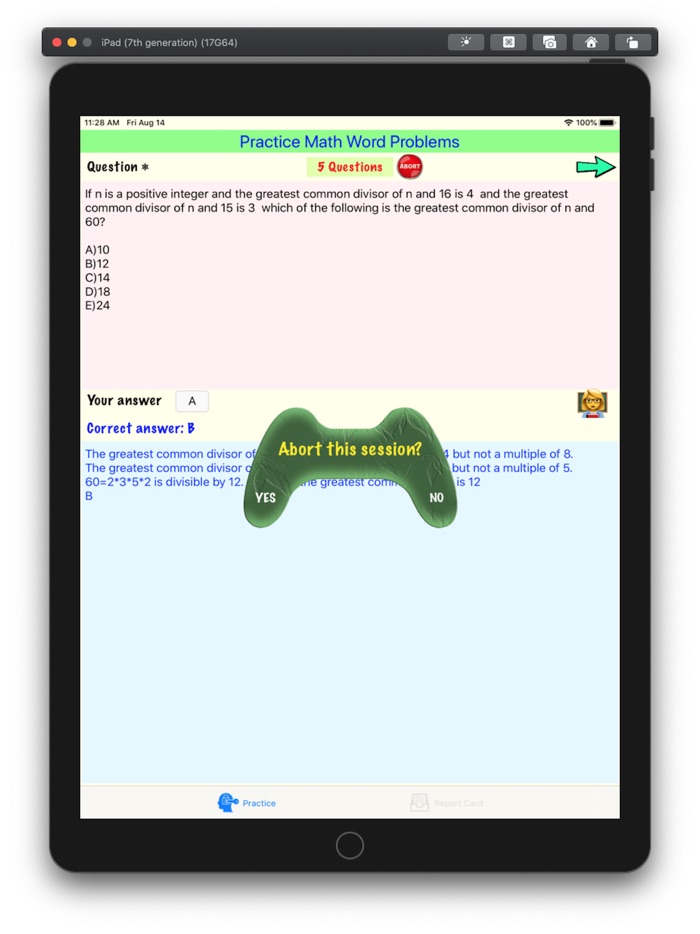 Practice Word Problems