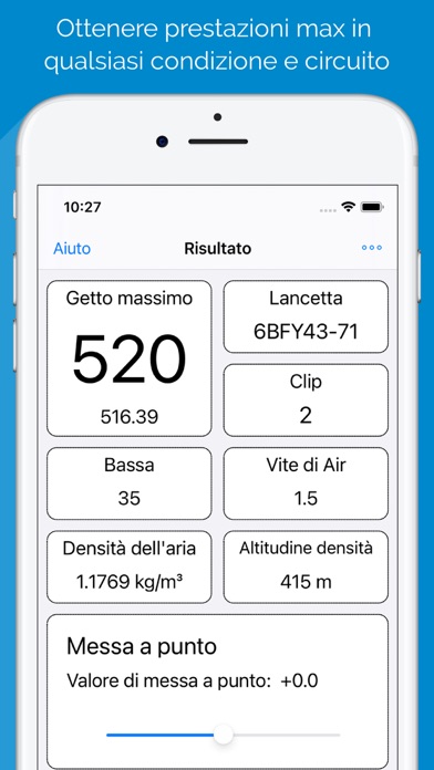 Screenshot of Carburazione per Husqvarna 2T1