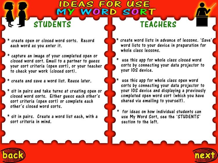 My Word Sort For iPad LITE
