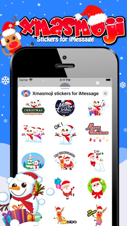 Xmasmoji Stickers for iMessage