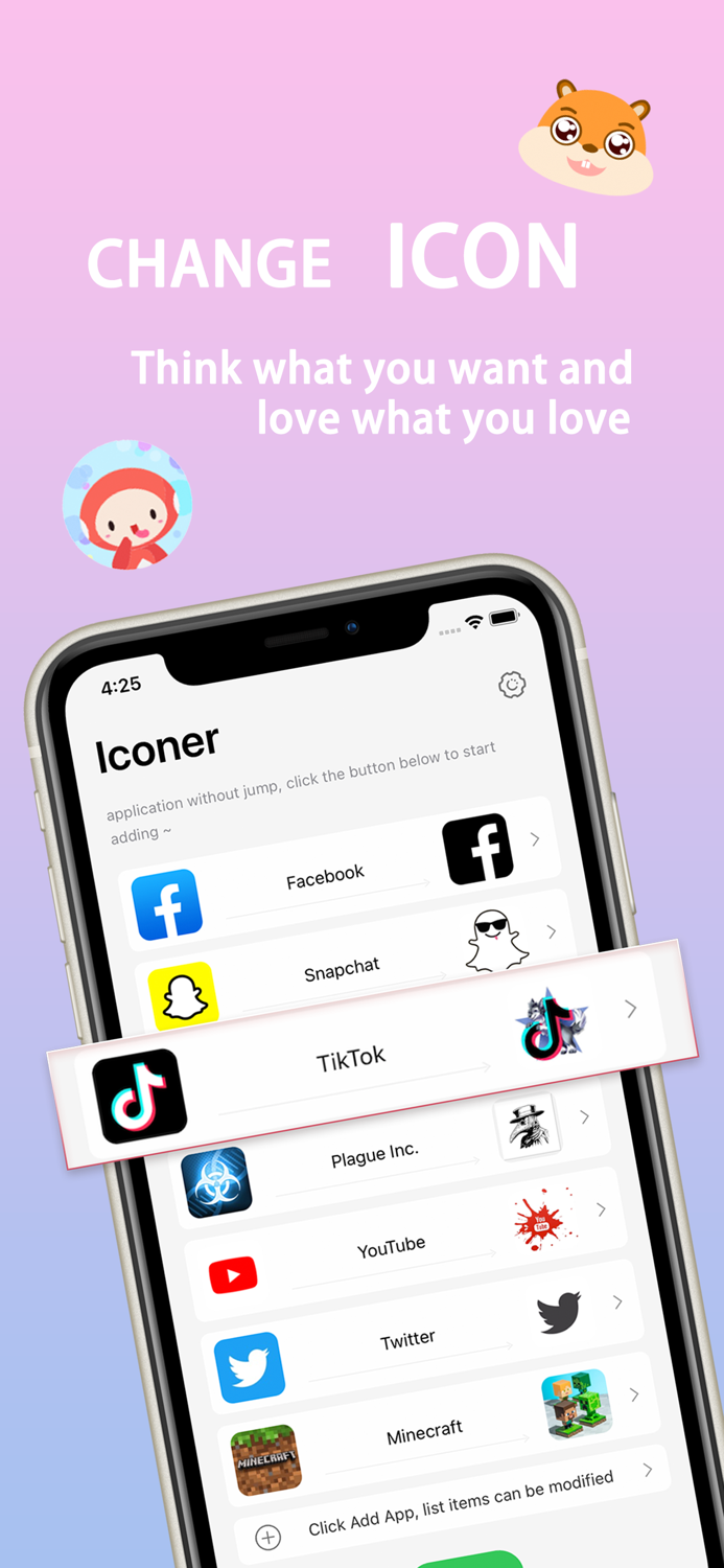 Iconer-App icon changer