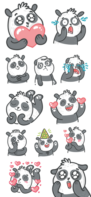 Panda Bear stickers!(圖3)-速報App