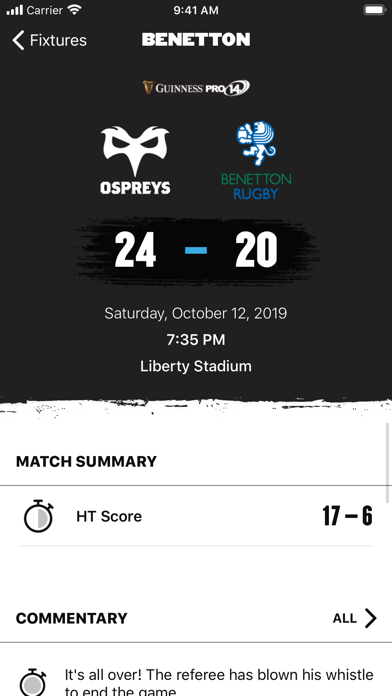 Ospreys Rugby screenshot 4
