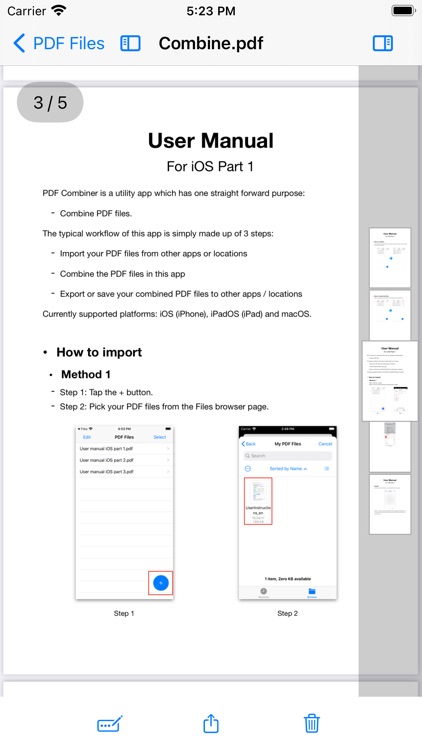 PDF Combiner - file merger screenshot-3