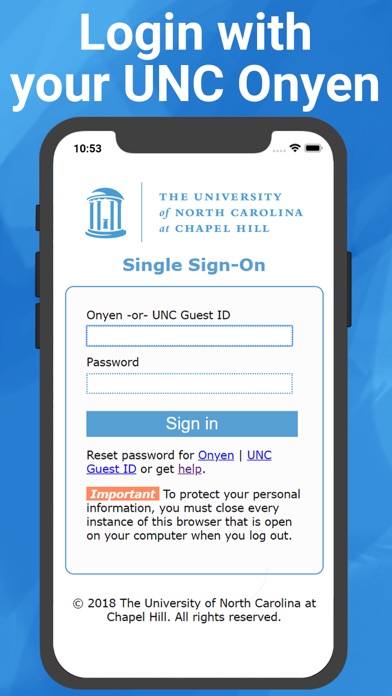 How to cancel & delete UNC Check-In from iphone & ipad 1