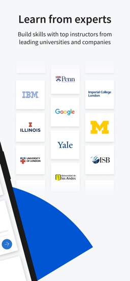 Coursera: Learn new skills app screenshot