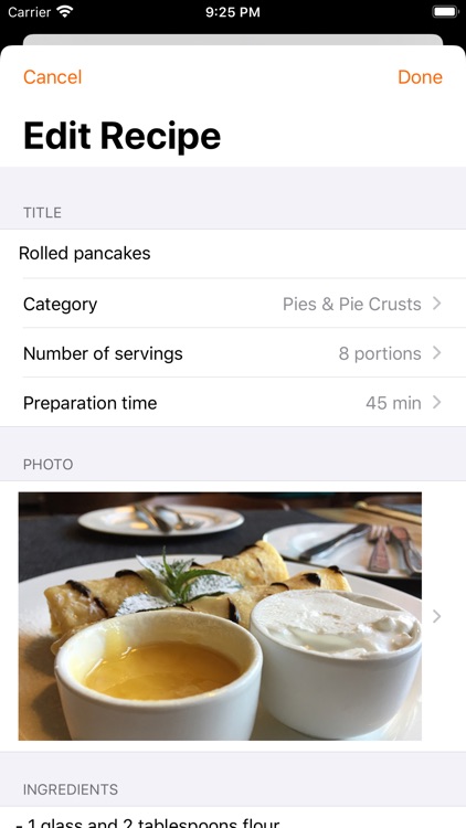 Cookbook - Recipes manager screenshot-5