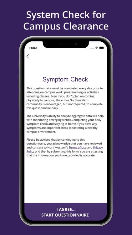Symptom Tracker: Northwestern