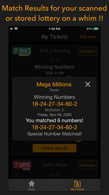 Lottery results-Ticket scanner screenshot-3