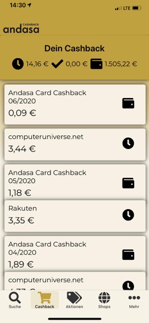 Andasa Cashback Browser On The App Store