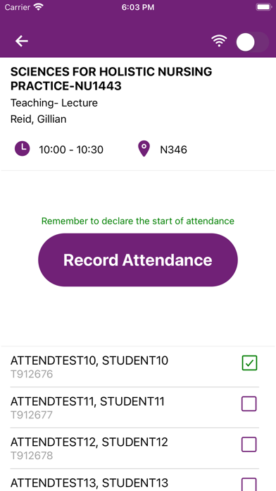 RGU Attend Lecturer screenshot 4