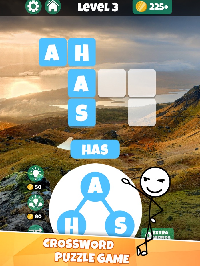 Cross Word-Brain Puzzle