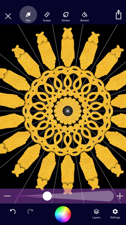 Mandala Maker: symmetry doodle screenshot-4