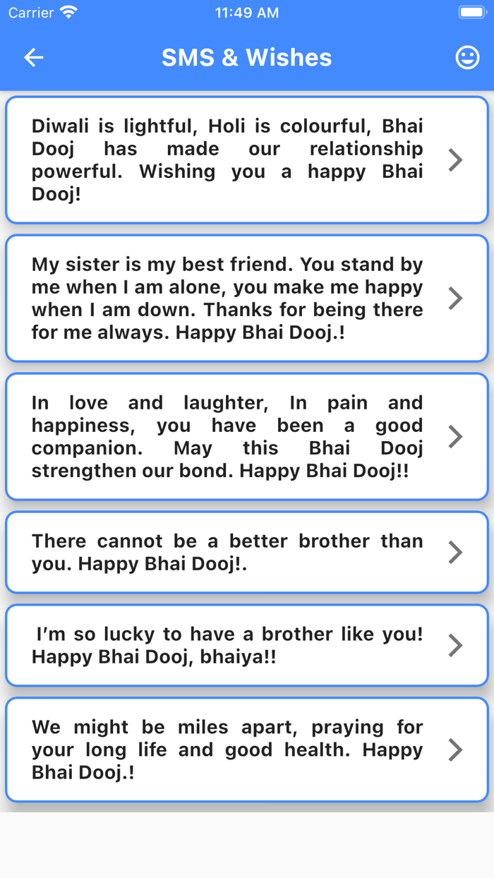 Bhai Dooj Wishes Card Maker