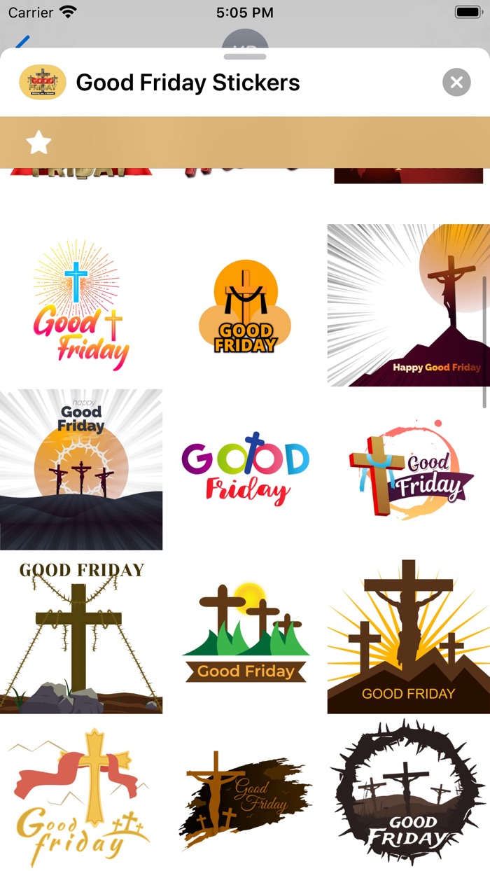 Good Friday Stickers
