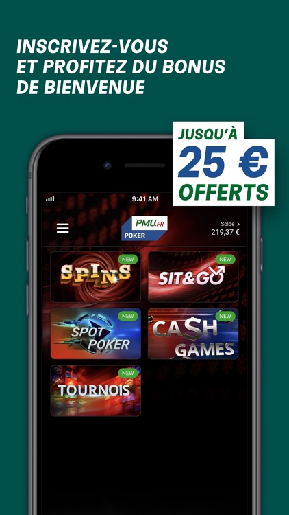PMU Poker - Spins et Cash Game