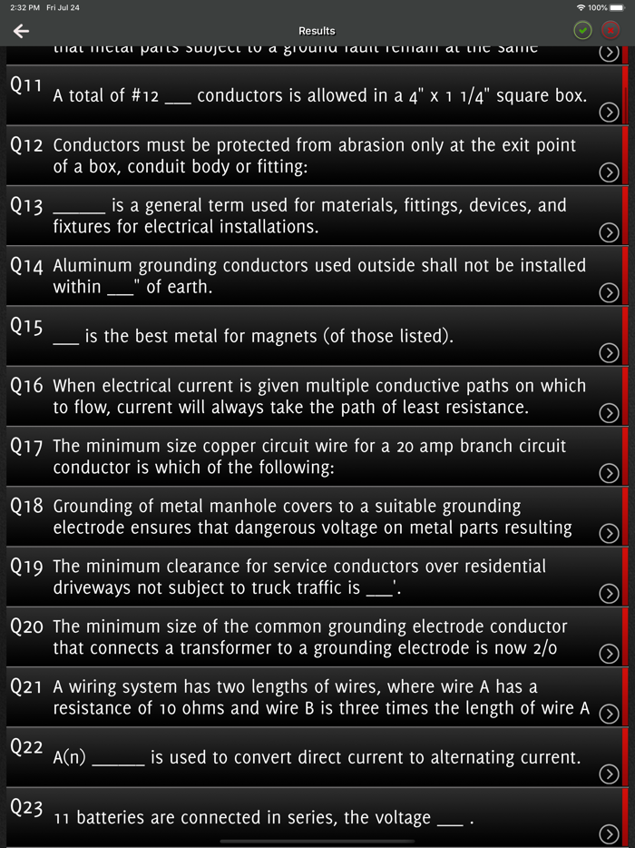 Journeyman Electrician Exam -