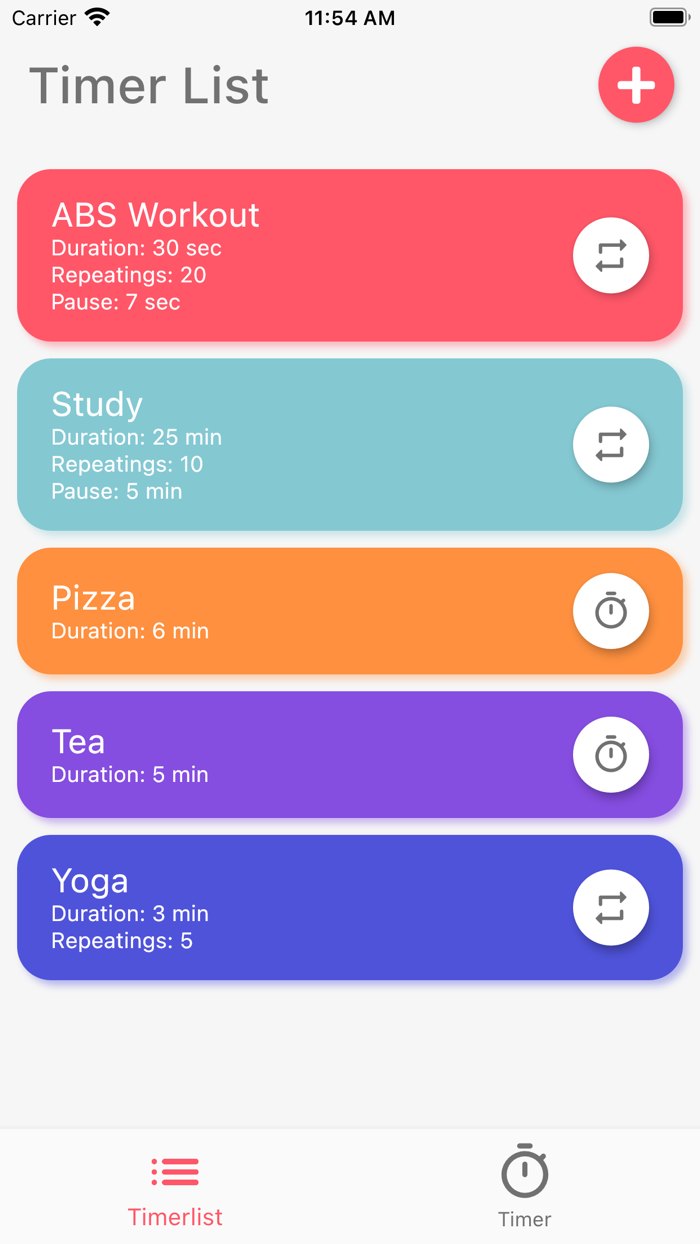 Repeating Intervall Timer