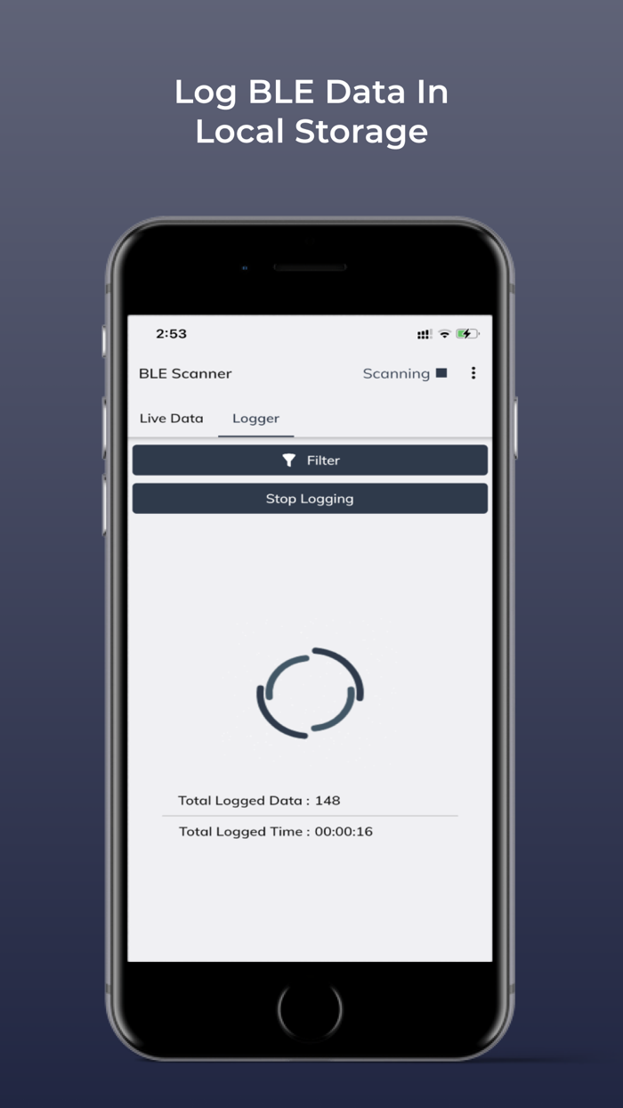 Thingsup BLE Scanner  Logger