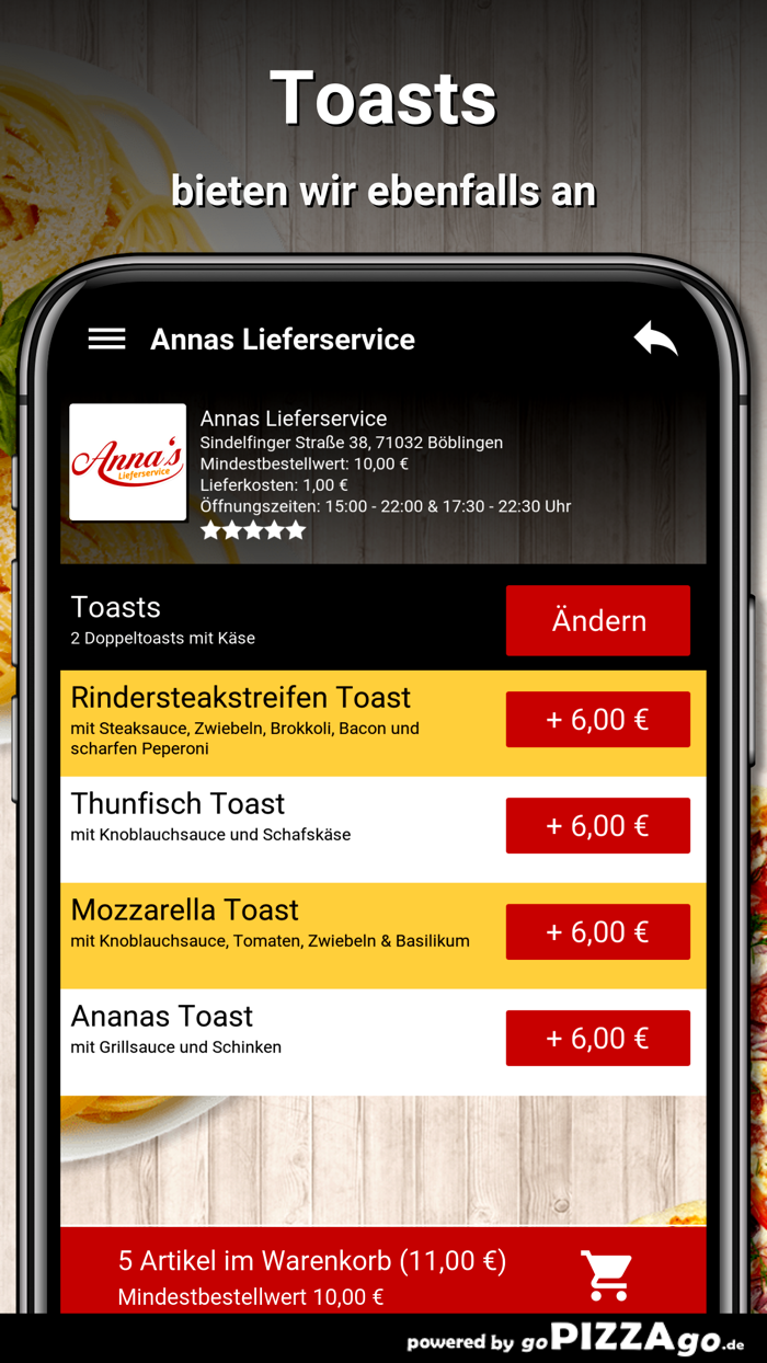 Annas Lieferservice Böblingen