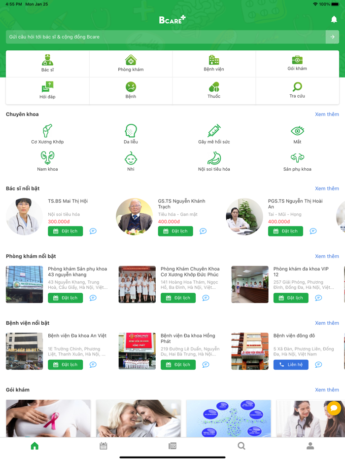 Bcare - Đặt lịch khám