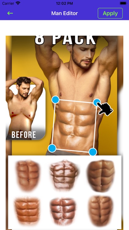 Reshape Body:Add Six Pack Abs