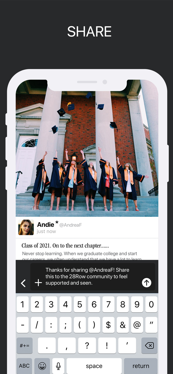 28 Row, For College Women